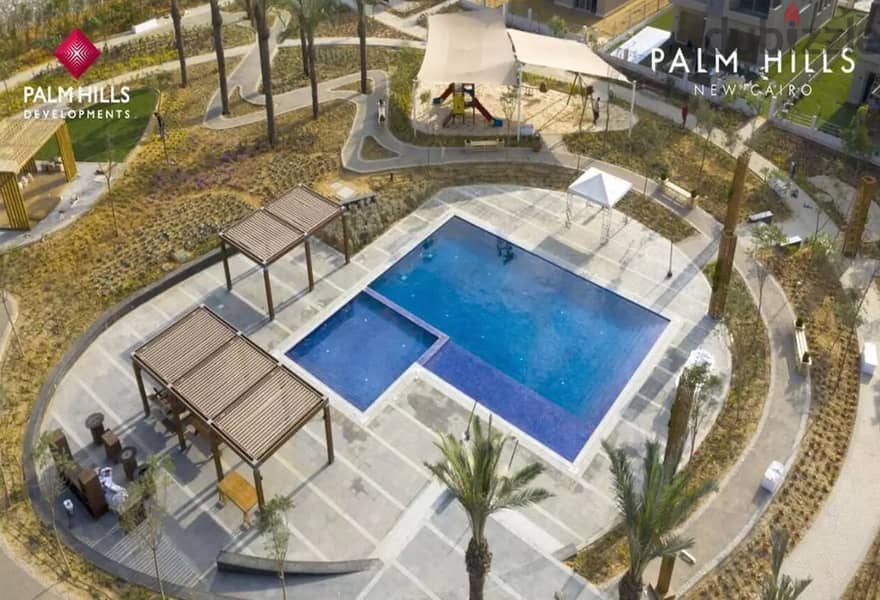 palm hills new cairo cleo Fully Finished Super Lux Open View 15