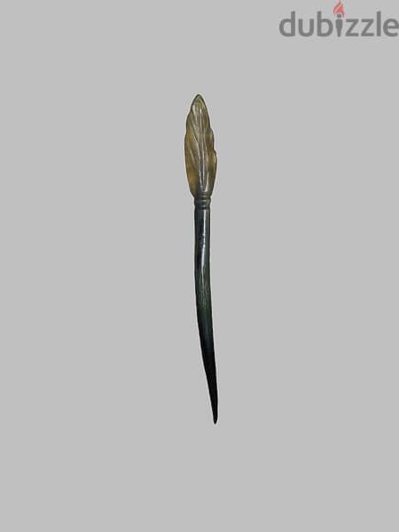 Handmade Chinese Horn Hair Stick - اكسسوار دبوس شعر طبيعي هاند ميد 3