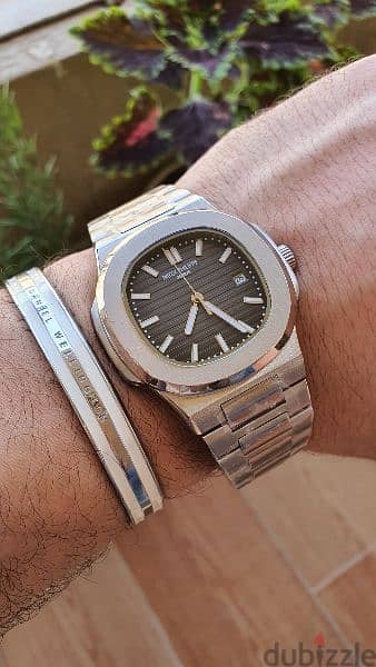 Patek Philippe Automatic Drak Gray Dial 2