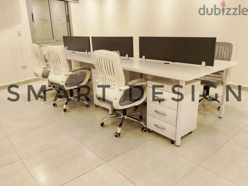 ورك استيشن خلية عمل  بارتيشن partition موظفين مكتب work stations عمل 1