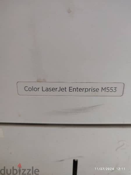 طابعة ليزر الوان hp color laser jet m553 3