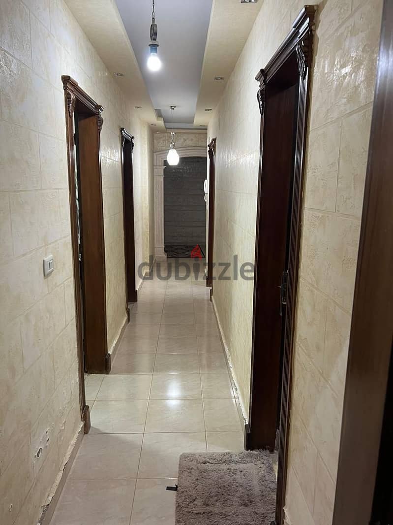 Apartment 185 sqm + 60 sqm ground floor with a garden, Model 400, for sale in Madinaty at a commercial price in B1. 8