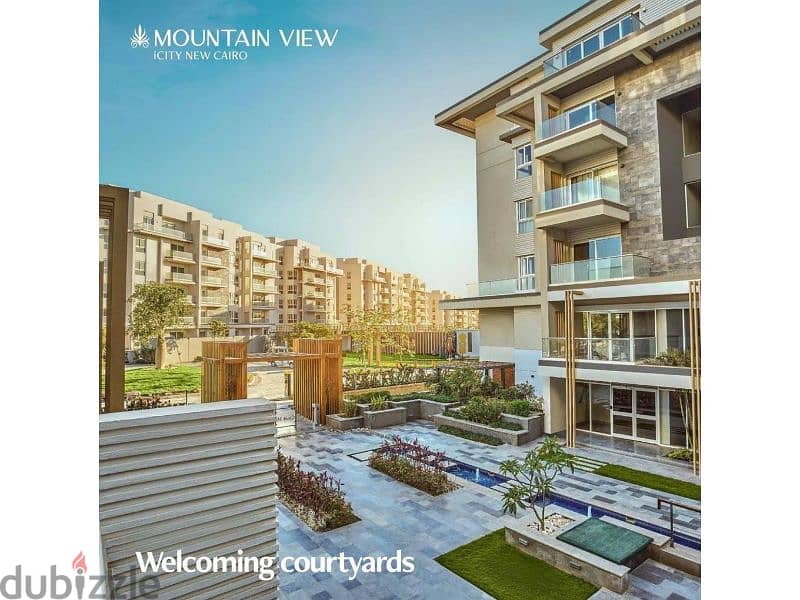 شقة للبيع في ماونتن فيو اي سيتي اكتوبر بمقدم و اقساط بدون اوفر Apartment for sale in mountain view i city october 0