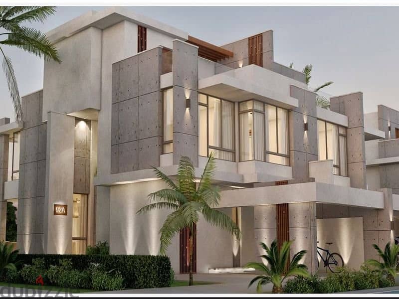 فيلا تاون هاوس للبيع بخصم 40 % امام الرحاب مباشرة في  كمبوند ستيت لاند مارك صبور  Town House with 40% cash discount for sale at stei8ht lmd  new cairo 7