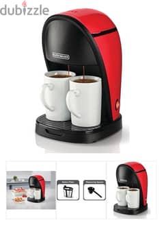 ماكينة قهوه بلاك اند ديكر جديدة