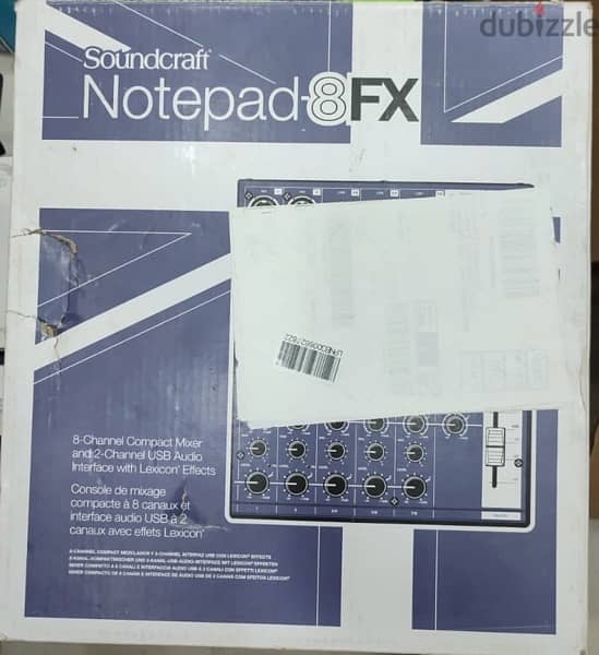 Soundcraft Note Pad-8FX mixer مكسر صوت 0