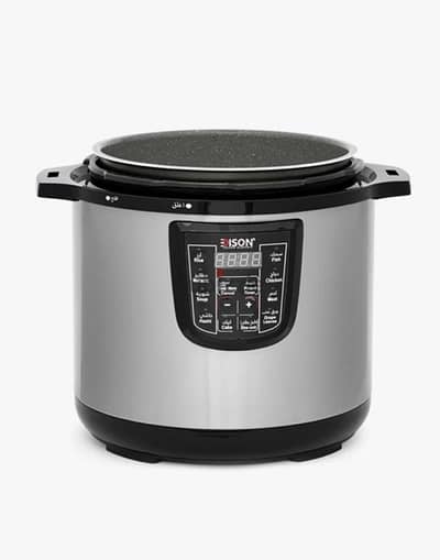 Edison Electric Pressure Cooker 12.0 L 1600.0 W GT-1201-W Silver/Black