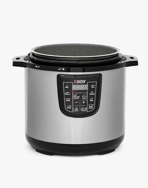 Edison Electric Pressure Cooker 12.0 L 1600.0 W GT-1201-W Silver/Black 0