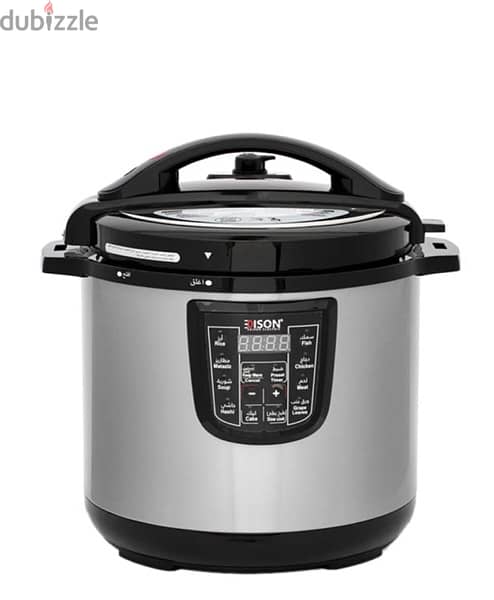 Edison Electric Pressure Cooker 12.0 L 1600.0 W GT-1201-W Silver/Black 1