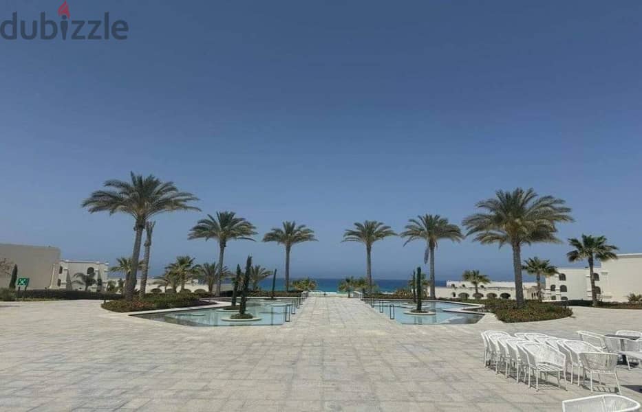 شالية بجاردن للبيع هاسيندا حنيش الساحل الشمالي بجوار سيلفر ساند Chalet with garden For Sale Hacienda Sidi Heneish North Coast net to Silver Sands 2