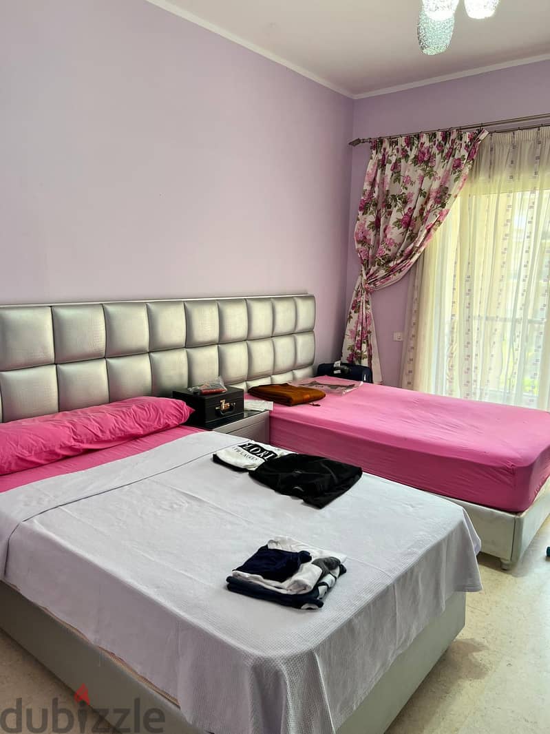 شقة 5 غرف نوم للايجار الفندقي المفروش في كمبوند قطامية بلازا بالقرب من بوابة 1 الرحاب 12
