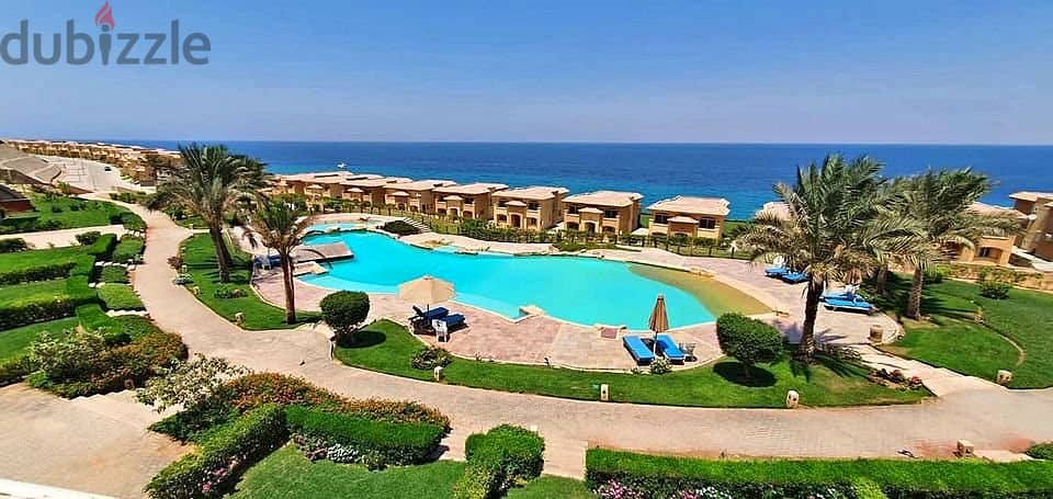 للبيع شاليه بجاردن علي البحر متشطب بالكامل في الساحل الشمالي ( تلال )- For sale chalet with garden on the sea, fully finished, in the North Coast 3