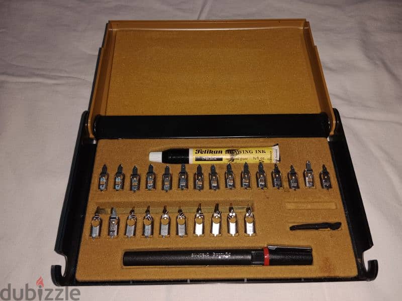 مجموعة ادوات هندسيه قديمه من السبعينات تحف الماني ماركة روترنج - ليرا 3