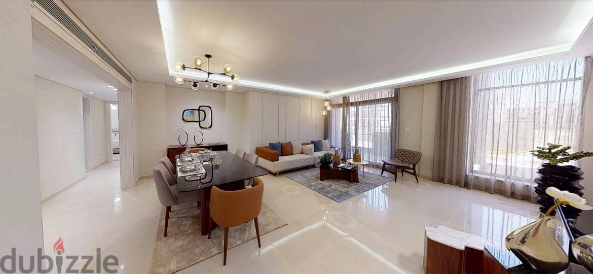 شقة  3 غرف استلام فوري بمقدم 10% في قلب التجمع الخامس كمبوند ازاد /  RTM apartment with a 10% dp in Fifth Settlement, Azad Compound 0