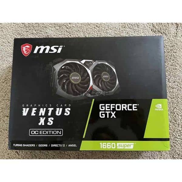 Msi 1660 Super 6GB 1