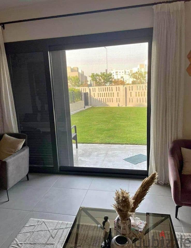 Duplex with finished garden for sale in Shorouk, ready to move 1