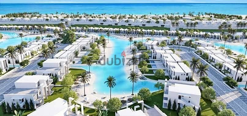 ادفع 10% وامتلك شاليه 110م متشطب بالكامل Sea view  في دي باي الساحل الشمالي وقسط على 10 سنين D bay North Coast 5