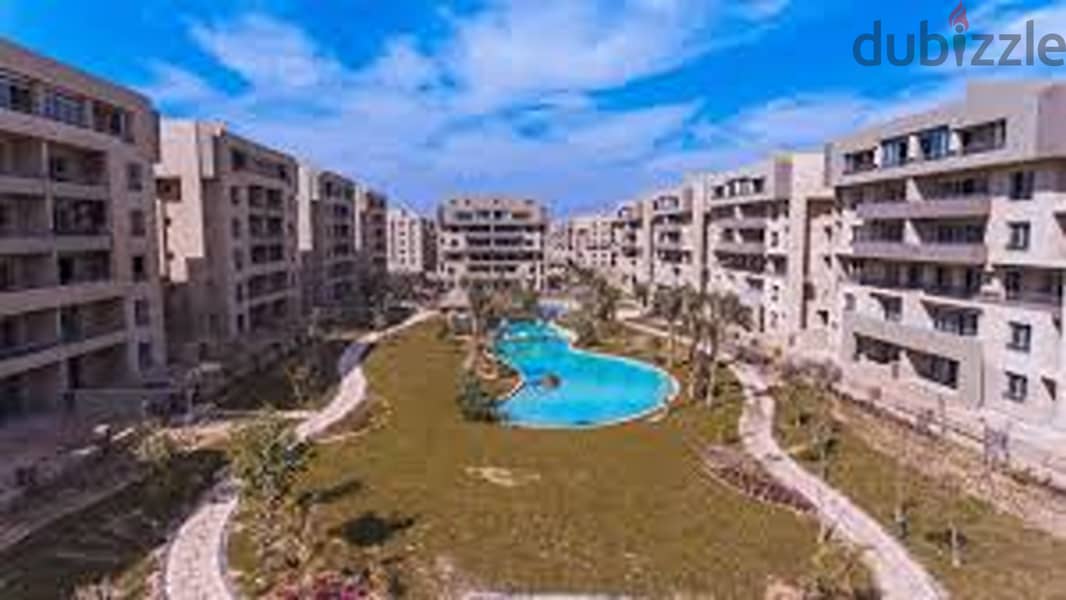 تشطيب 80 في الميه شقه ارضي  للبيع ب جاردن regency square compound 5