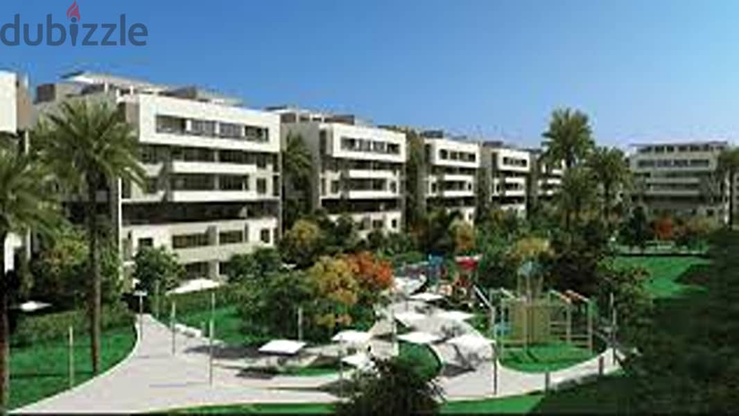 تشطيب 80 في الميه شقه ارضي  للبيع ب جاردن regency square compound 7