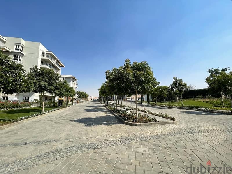 شقة ارضي بجاردن استلام فورى بالتقسيط على 7 سنوات في ماونتن فيو اكتوبر MV I-City Club Park 3