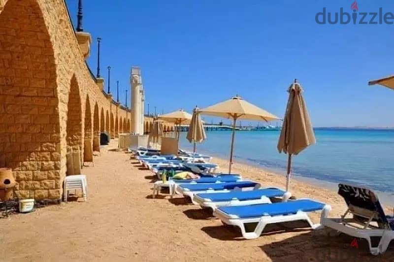 شالية برايم لوكيشن للبيع تقسيط على الممشى فى قلب سهل حشيش البحر الاحمر Unique Chalet very prime location for sale in Sahl Hasheesh Red Sea 4