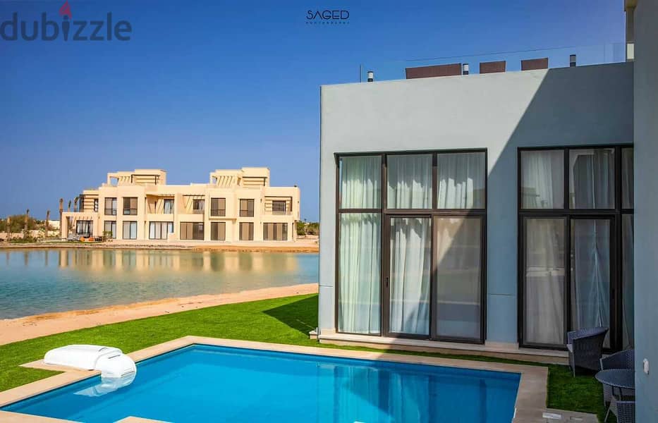 شالية للبيع الترا لوكس كامران الجونة اوراسكوم Chalet Fully Finished For Sale Camaran Gouna Orascom 7