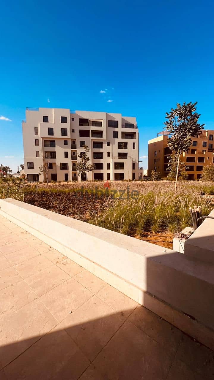 Apartment with garden for rent O-west شقة بجاردن إيجار بكمبوند أويست 6