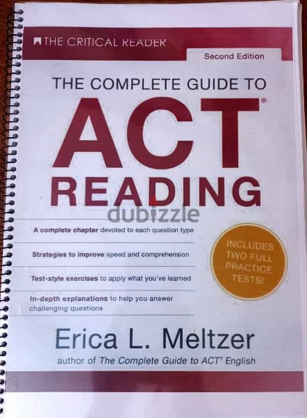 ACT Reading book by Erica L. Meltzer 0