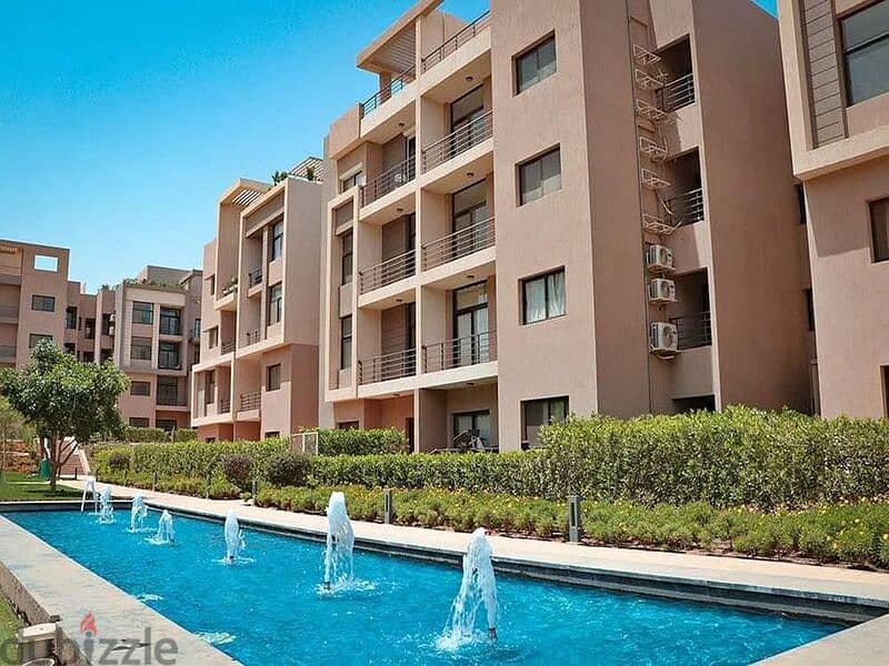 In installments, a fully finished garden apartment with air conditioners and immediate receipt in Fifth Square, Fifth Square. 0