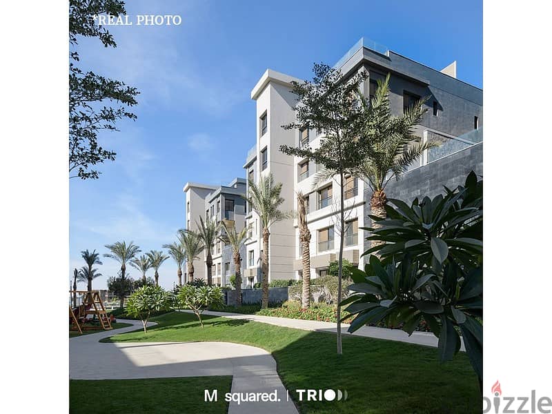 Apartment for sale with a 10% down payment and 8 years installments in Fifth Settlement, finished with a smart home system, in Trio Garden 3