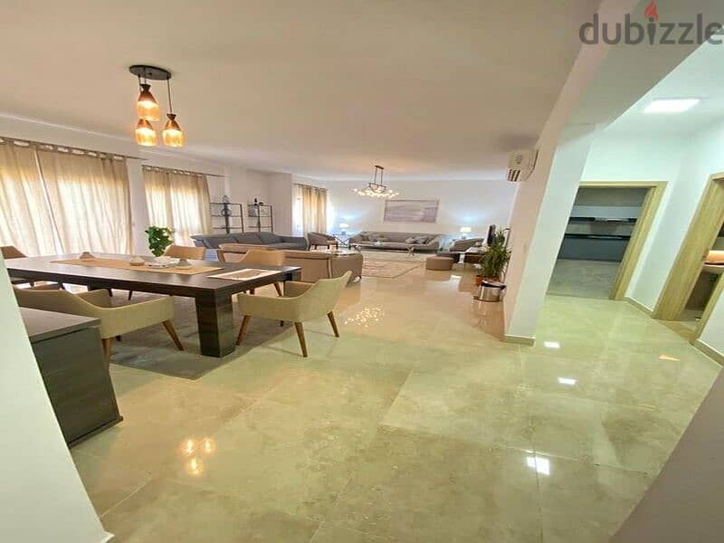 Apartment for sale, finished, with air conditioners and immediate receipt, in the most prestigious compound in Fifth Square, Fifth Settlement. 9