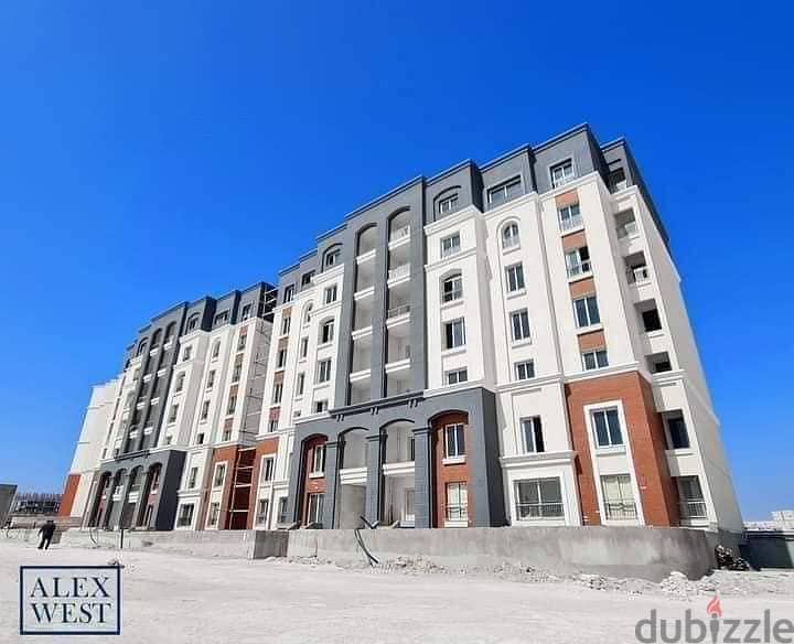 Apartment for sale 154 meters in Alex West + garden 68 meters - 3,300,000 down payment + down payment required, remaining 2,156,000 in installments ov 1