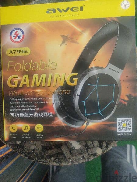 Gaming wireless headphone A799BL 1