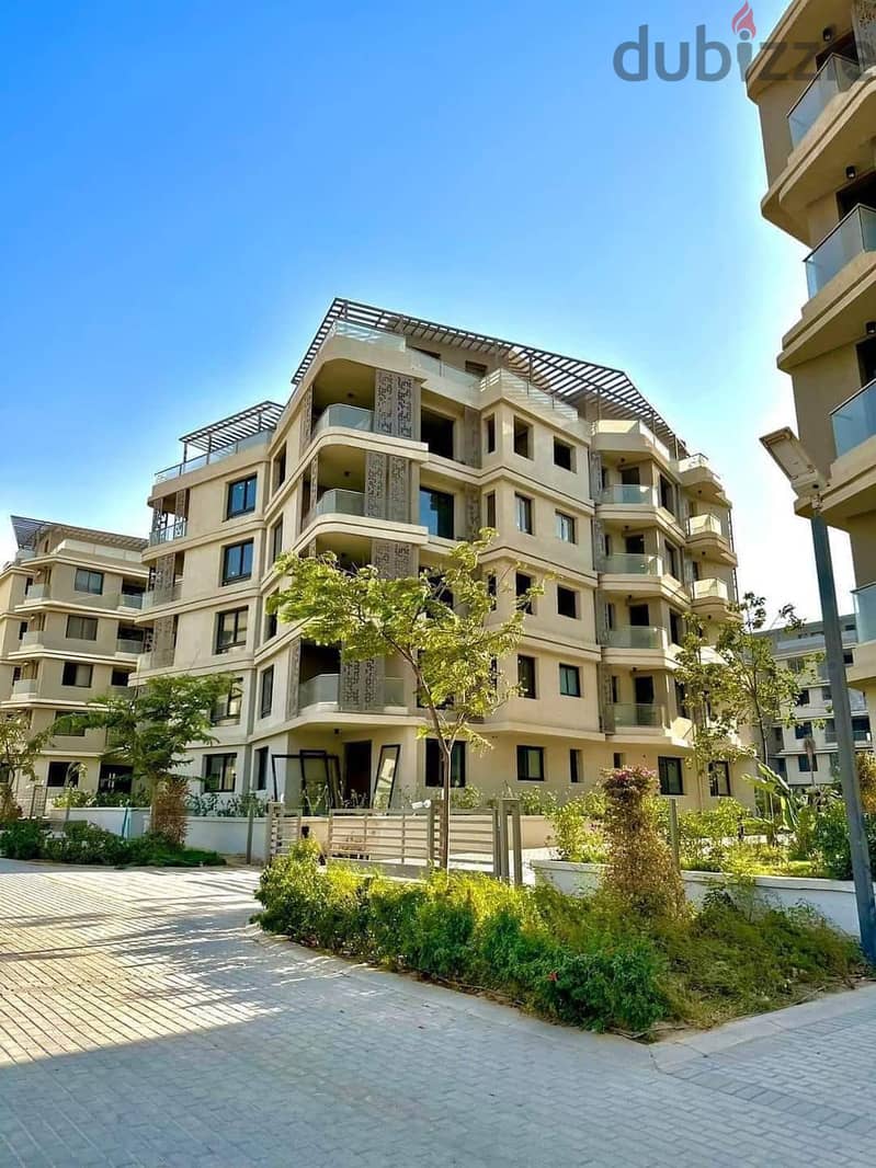 Apartment with immediate receipt in October from Badya Palm Hills Compound 3