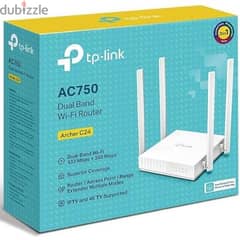 TP-Link AC750 Wireless Dual Band WiFi Router - Archer C24