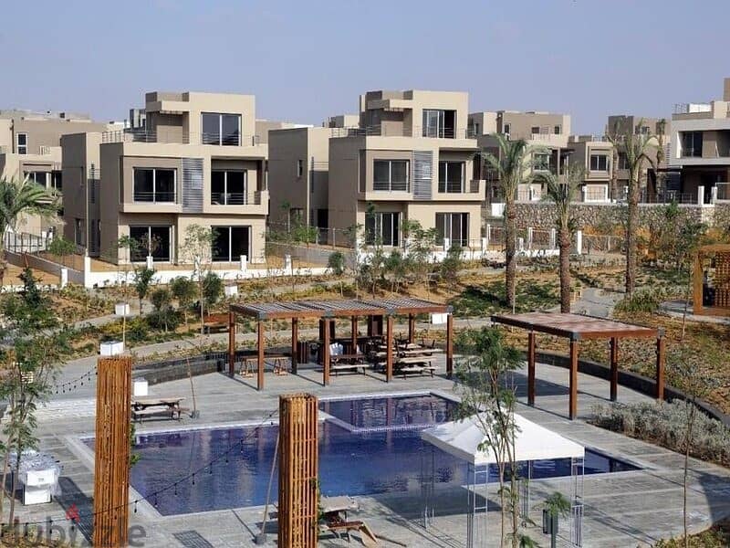 شقه 3 غرف ارضى بجاردن متشطبه بالكامل للبيع بمرحلة كليو بكمبوند بالم هيلز نيو كايرو - Palm Hills New Cairo 0