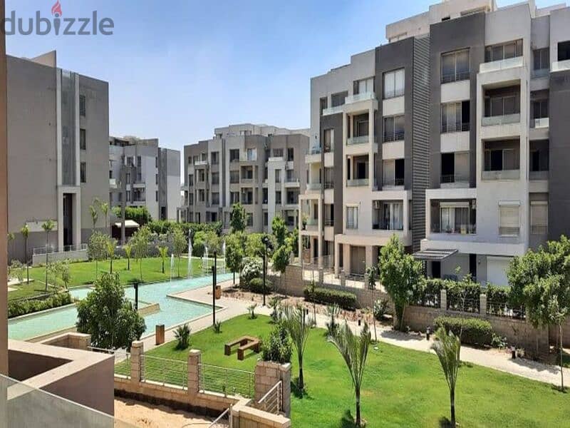 Fully finished apartment in Palm Hills Compound New Cairo for sale direct to the lagoon Prime Location 0
