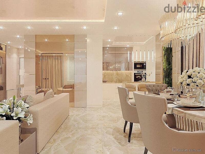 شقة متشطبة بالكامل في كمبوند بالم هيلز القاهرة الجديدة للبيع داريكت علي اللاجون برايم لوكيشن 8