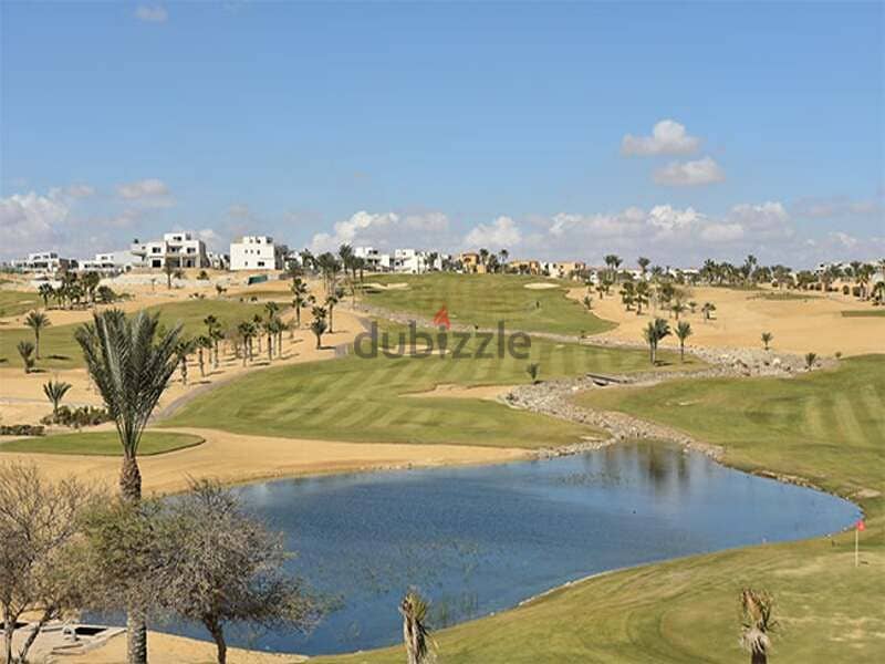 توين هاوس صف اول علي الجولف استلام فوري للبيع في بالم هيلز اكتوبر جولف فيوز Golf views 3