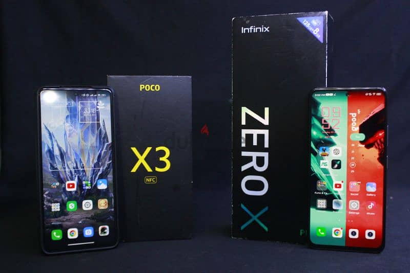 poco x3 nfc & infinix zero x pro 0