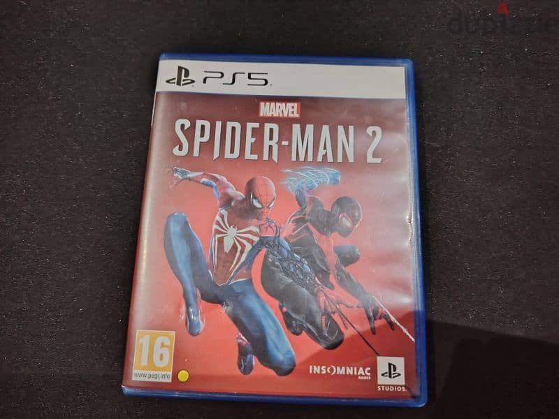 Spiderman 2 PS5 Used (٣٠٠٠ جنيه) +FIFA 22 CD مجانا 1