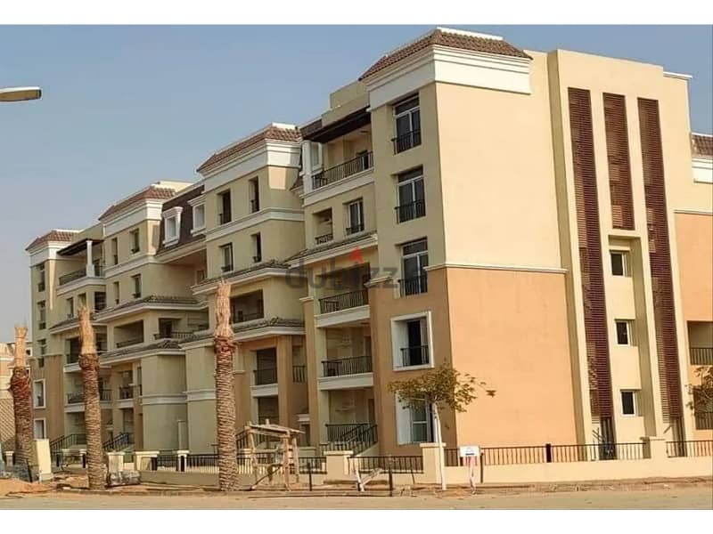 Two-bedroom apartment, immediate receipt, sea view, at a snapshot price, in Sarai Compound, Mostaqbal City 1