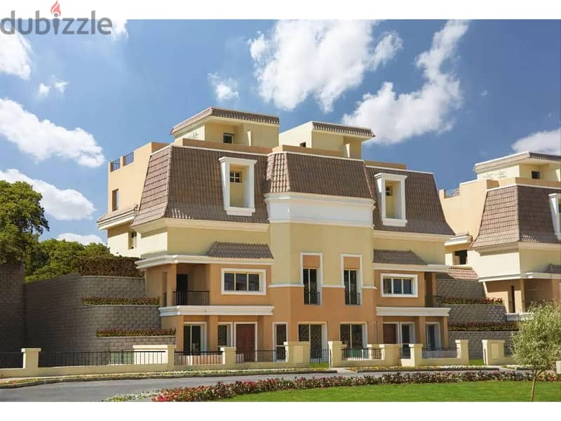 Two-bedroom apartment, immediate receipt, sea view, at a snapshot price, in Sarai Compound, Mostaqbal City 6