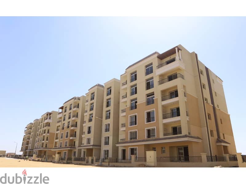Two-bedroom apartment, immediate receipt, sea view, at a snapshot price, in Sarai Compound, Mostaqbal City 9