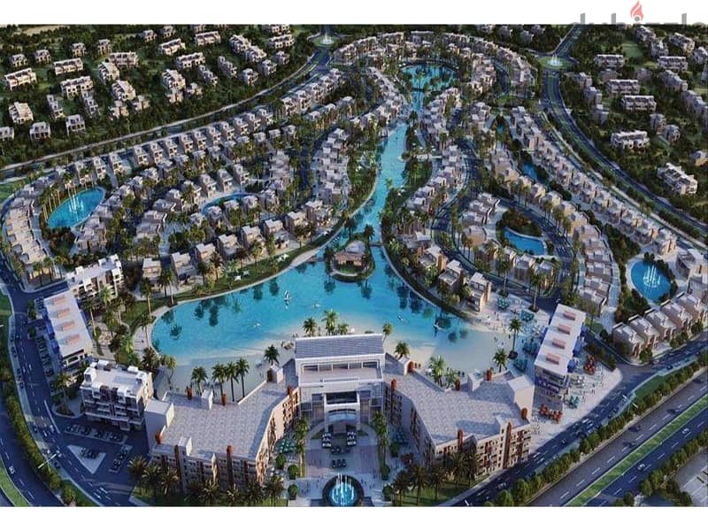 Cavana lakes -Sarai compoundفيلا منفصلة للبيع بجاردن فيو علي الكريستال لاجون لخدمة الفنادقيه في مرحلة كافانا ليك بكمبوند سراي 7