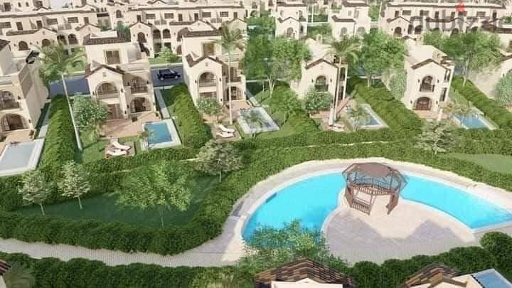 Cavana lakes -Sarai compoundفيلا منفصلة للبيع بجاردن فيو علي الكريستال لاجون لخدمة الفنادقيه في مرحلة كافانا ليك بكمبوند سراي 8