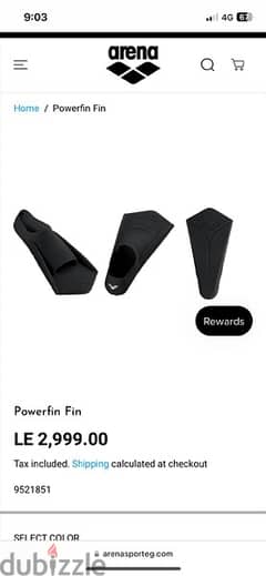 ARENA power fins same new used only few times