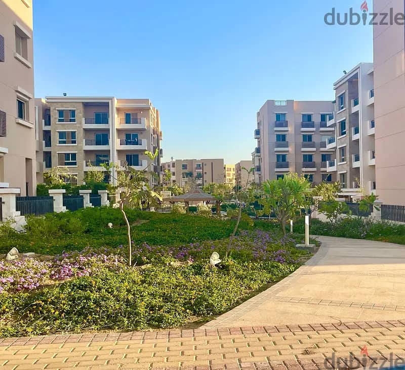 114 meter apartment with a very distinctive division in the best location within the Taj City Compound, with the most beautiful and largest landscape 6