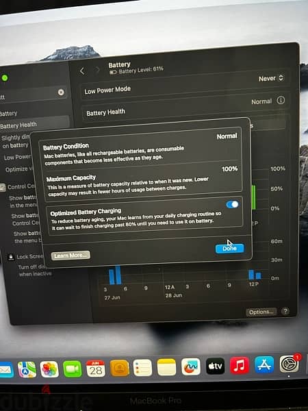 MacBook Pro M2 battery 100% 1
