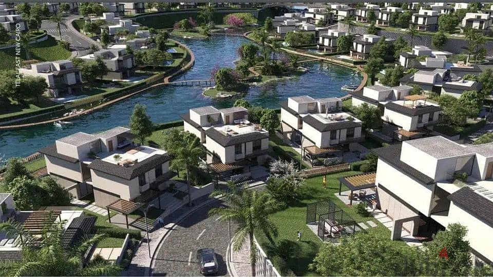 lagoon view Sky Villa for sale in telal east new cairo / سكاي فيلا على اللاجون دايركت في تلال ايست القاهرة الجديدة بسعر مميز 22